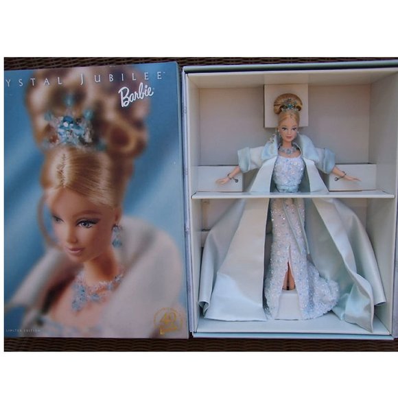 Crystal Jubilee Barbie - 40th Anniversary LE NRFB - Picture 2 of 6